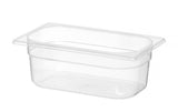 HENDI behållare GN 1/4 polypropylene, HENDI, Profi Line, GN 1/4, 4,5L, Transparent, 265x162x(H)200mm