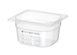 HENDI behållare GN 1/6 HACCP, HENDI, GN 1/6, 3,4L, Transparent, 176x162x(H)200mm