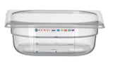 HENDI behållare GN 1/6 HACCP, HENDI, GN 1/6, 3,4L, Transparent, 176x162x(H)200mm