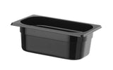 HENDI GN 1/4 behållare COOL, HENDI, COOL, GN 1/4, 1,7L, svart, 265x163x(H)65mm