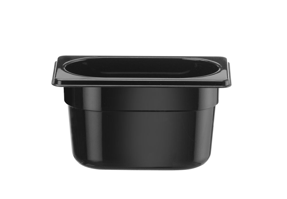 HENDI GN 1/9 behållare COOL, HENDI, COOL, GN 1/9, 0,9L, svart, 108x176x(H)100mm
