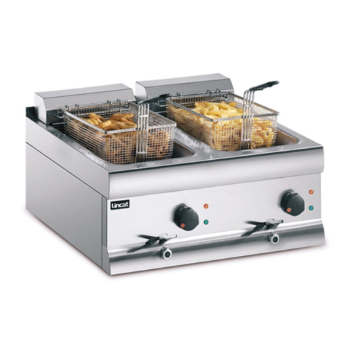 Fritös Lincat 2×6.0kW / 2×9 Liter. 600mm – DF612