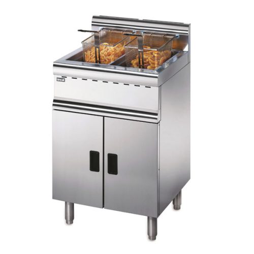 Lincat fritös naturgas dubbel. 24kW / 2×12 liter. 600mm – J10/N