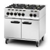 Lincat Gasspis 6 brännare med Gas ugn 55kW &ndash; 600mm – 0G8002