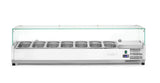 HENDI Refrigerated countertop server GN 1/3, Arktic, 4x GN 1/3, GN 1/3, 24L, 230V/180W, 400x1208x(H)456mm
