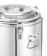 HENDI Insulated portable behållare, HENDI, Kitchen Line, 11L, Silver, ⌀300x(H)345mm