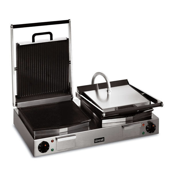 Klämgrill dubbel räfflad/slätt &ndash; 623mm Lincat – LRG2