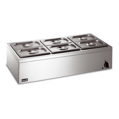 Vattenbad Elektrisk Lincat 6×1/4 GN &ndash; 850mm – LBM3W