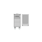 Allthermo Vattenbadsvärmeri GN 1/1-200 med 1 dörr – VG-400/1