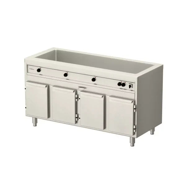 Allthermo Vattenbadsvärmeri 4xGN 1/1-200 med 4 dörrar – VB-1600/1/W