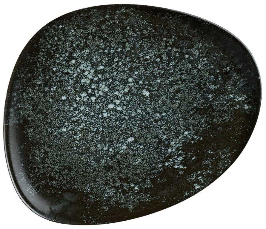 Bonna Flat oval tallrik 19cm Cosmos Black