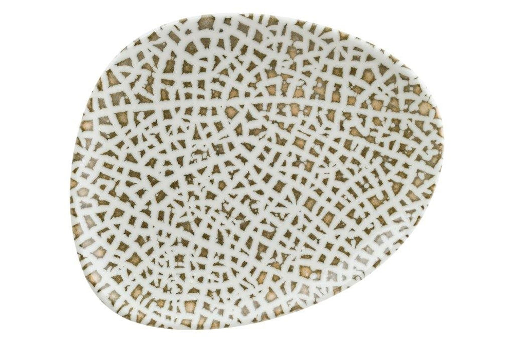 Bonna Flat oval tallrik 19cm Lapya Wood