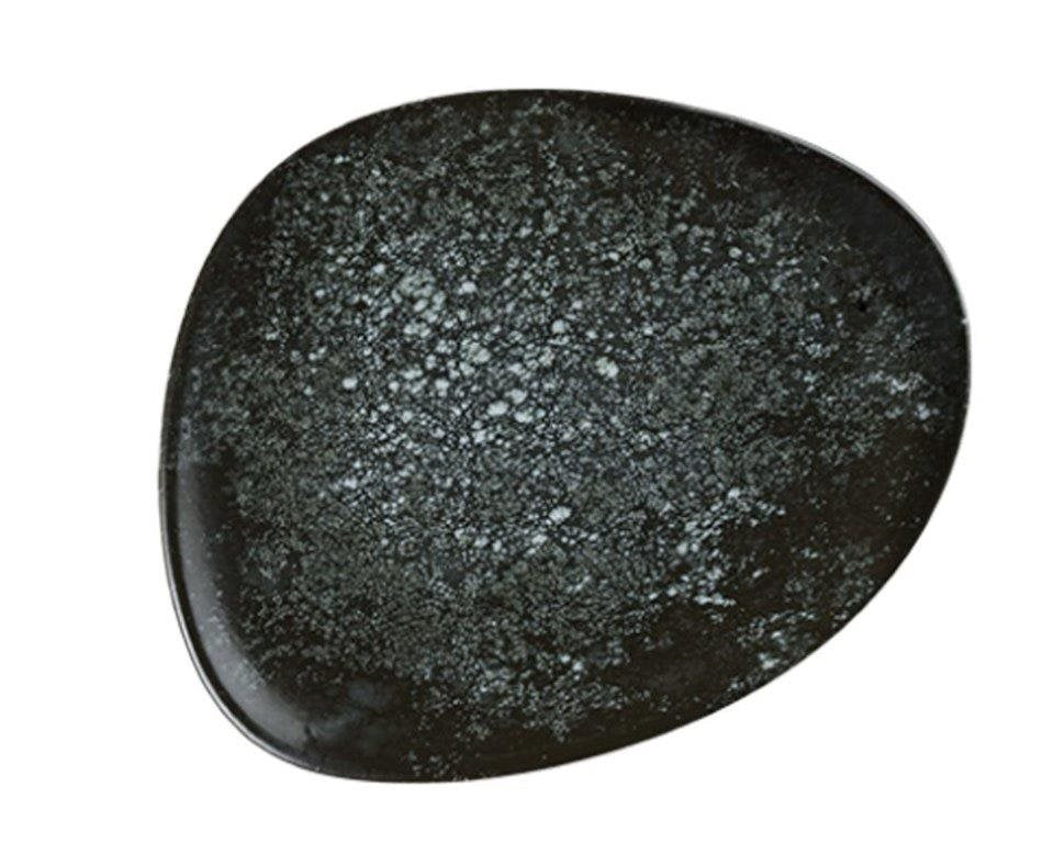 Bonna Flat oval tallrik 33cm Cosmos Black