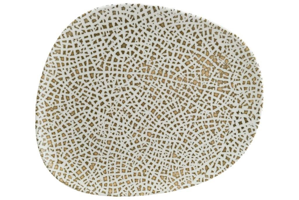 Bonna Flat oval tallrik 33cm Lapya Wood
