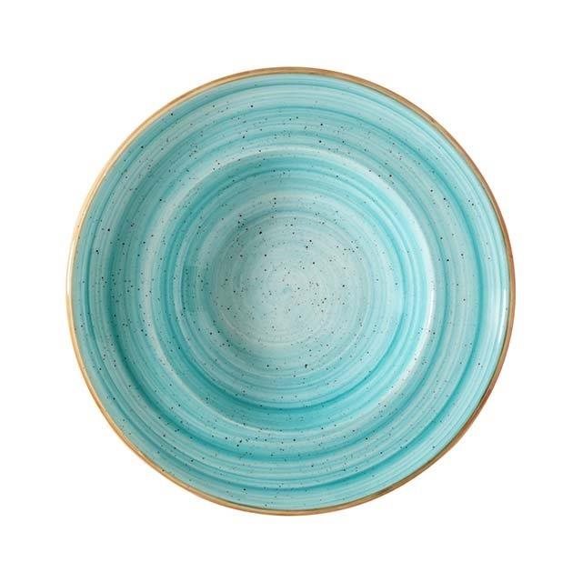 Bonna Gourmet 27 cm Djup pasta tallrik Aqua