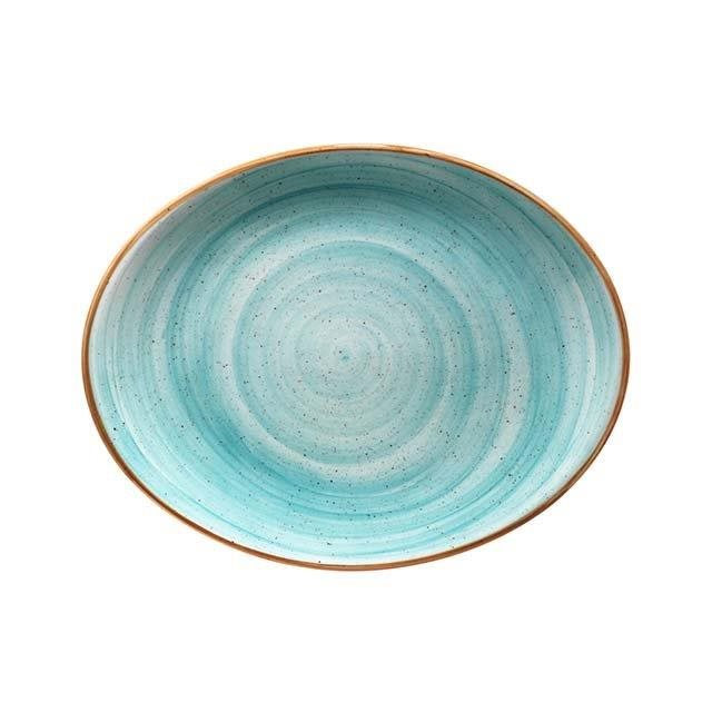 Bonna Moove 31x24 cm Oval tallrik Aqua