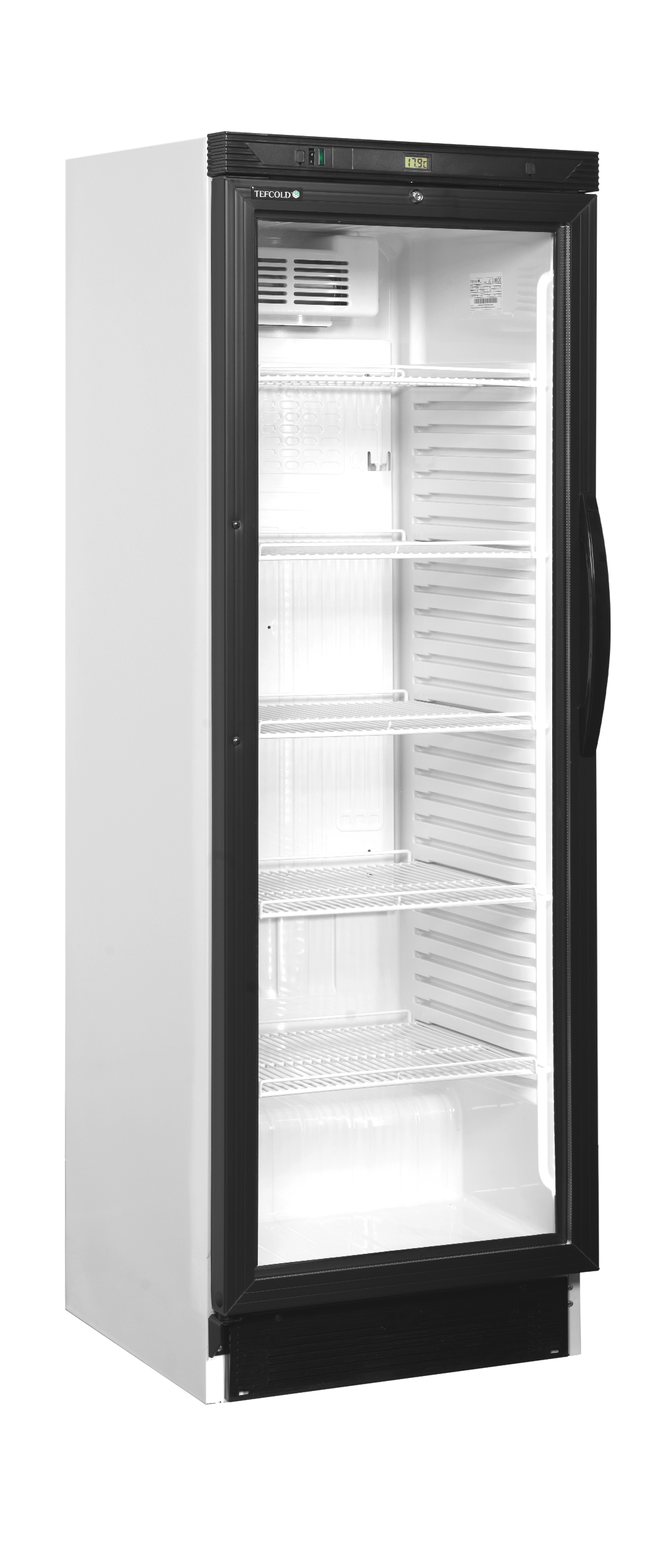TEFCOLD Flaskkyl, vänsterhängd dörr – CEV425 1 LED L/H 1