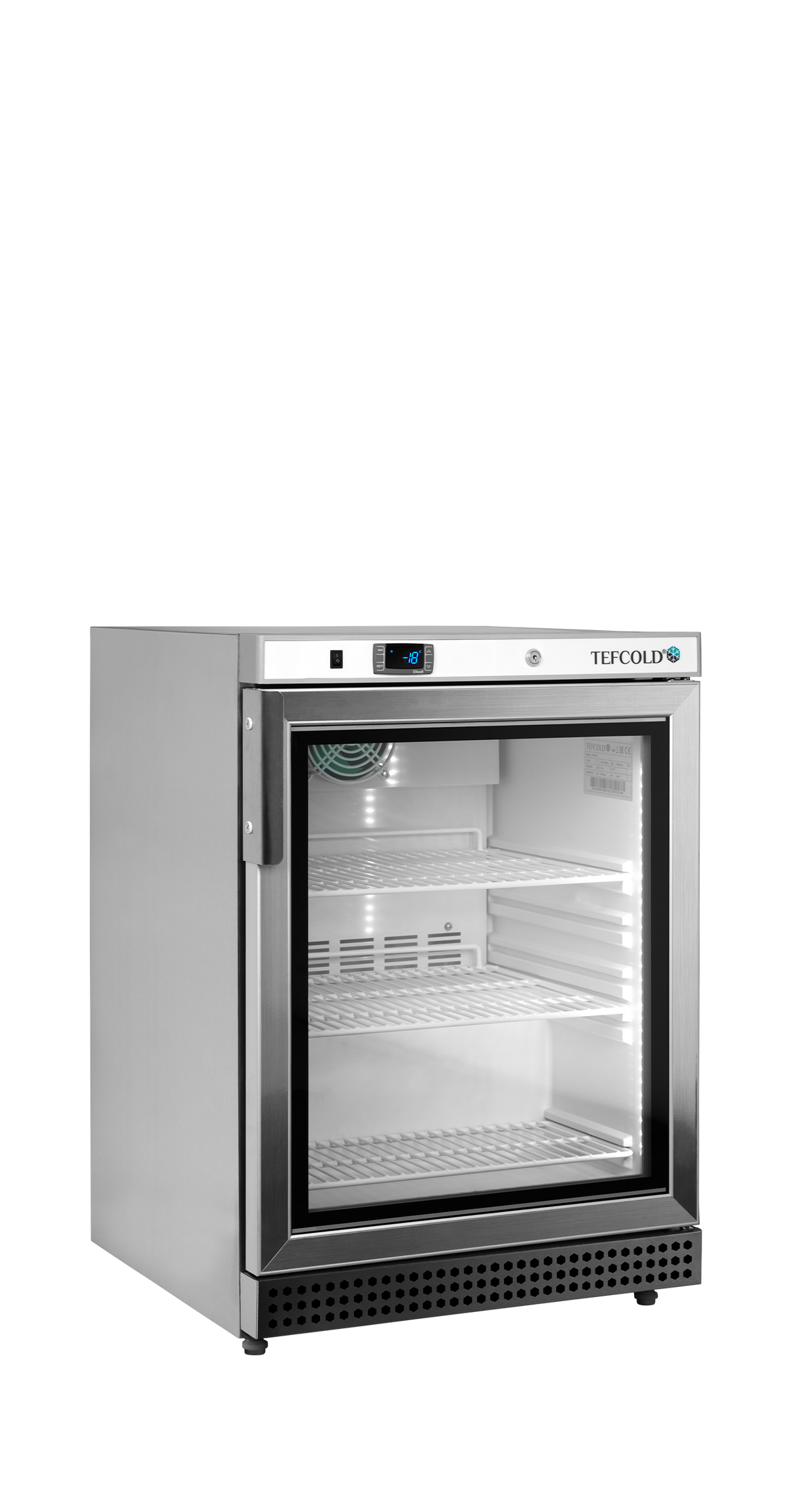 TEFCOLD Displayfrysar – UF200VSG 1