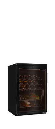 TEFCOLD Svart vinkylare under disk – SC85 BLACK 2