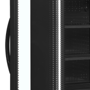 TEFCOLD Flaskkyl, vänsterhängd dörr – CEV425 BLACK L/H 4