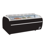 TEFCOLD Svart frysbox stormarknad – TWIN 220B-F 1