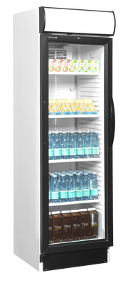 TEFCOLD Flaskkyl, vänsterhängd dörr – CEV425CP 2 LED L/H 2