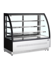 TEFCOLD Kylda displaykylbänkar – LPD1500C/BLACK 1