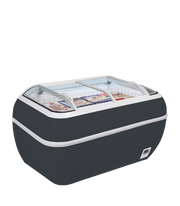 TEFCOLD Antracit frysbox stormarknad – TWIN HEAD A-F 1
