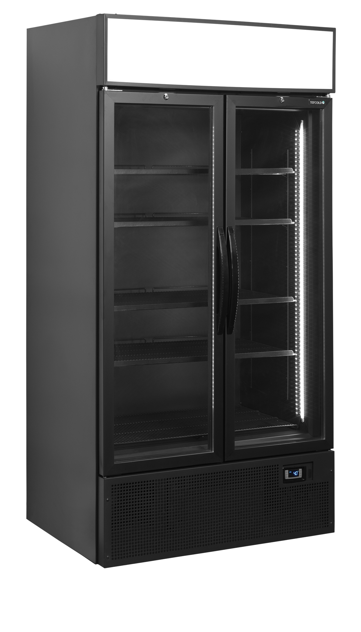 TEFCOLD Svart display kyl – FSC1000H BLACK 1