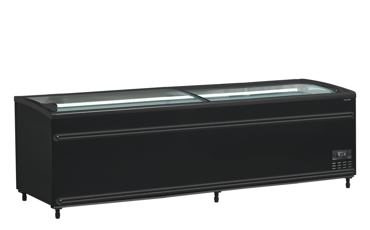 TEFCOLD Svart kyl-/frysbox stormarknad – SFI250B-CF VS 1