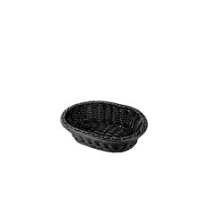 Patina Brödkorg i pp plast, oval. Svart