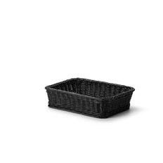 Patina Brödkorg i pp plast, rektangulär, Svart