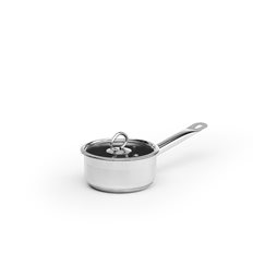 Patina Kastrull, inkl glas lock, Belagd, non-stick / rostfri 1,0 L