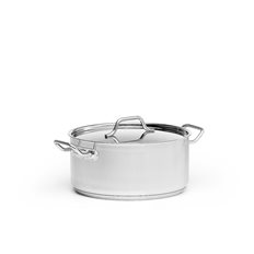 Patina Kittel, låg inkl lock, rostfri 10,0 L