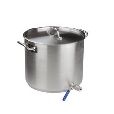 Patina Kittel med tappkran, inkl lock, rostfri 30 L