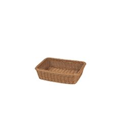 Patina Korg i pp plast, rektangulär, Brun