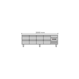 Allthermo Grillkylbänk 8 draglådor GN 1/1 150mm – GKB-200-A