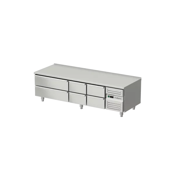 Allthermo Grillkylbänk 6 draglådor GN 1/1 150mm – GKB-200-A-4-2