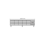Allthermo Grillkylbänk 10 draglådor GN 1/1 150mm – GKB-240-A