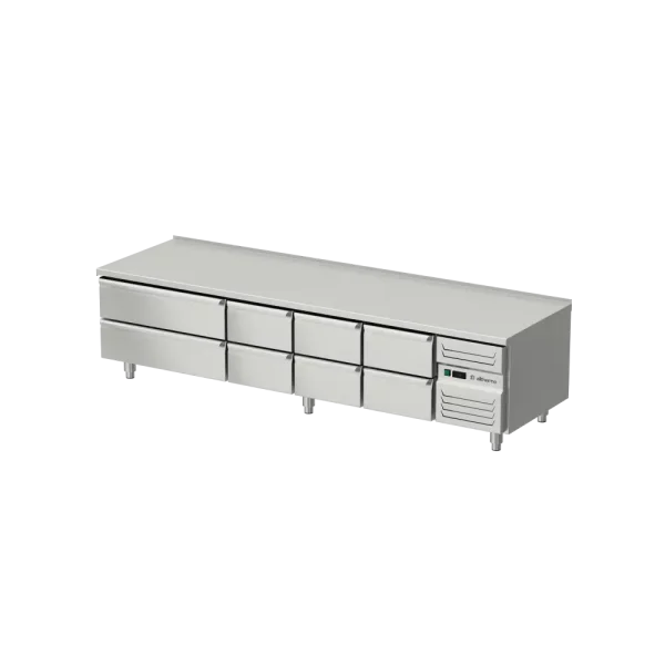 Allthermo Grillkylbänk 8 draglådor GN 1/1 150mm – GKB-240-A-6