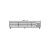 Allthermo Grillkylbänk 12 draglådor GN 1/1 150mm – GKB-280-A-12