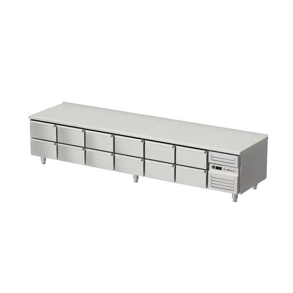 Allthermo Grillkylbänk 12 draglådor GN 1/1 150mm – GKB-280-A-12