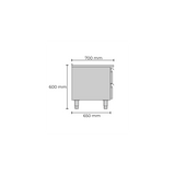 Allthermo Grillkylbänk 10 draglådor GN 1/1 150mm – GKB-280-A-10