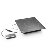 HENDI Induction hot tallrik, Fine Dine, svart, 230V/1000W, 350x397x(H)85mm