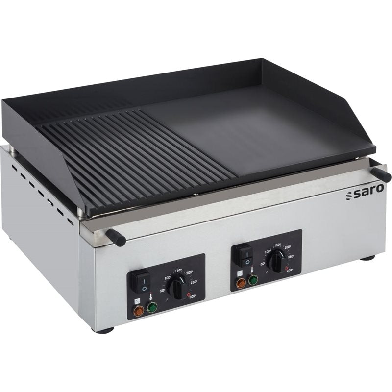 Saro elektrisk stekhäll (räfflad + slät) modell GPK 610