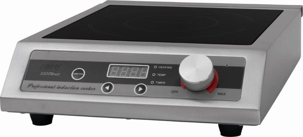 Saro Induktionsplatta Finja, 3,5kW, Kokkärl: Ø 12-26cm