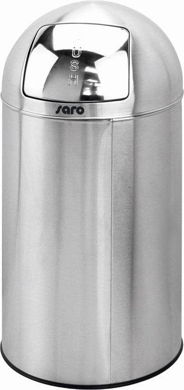 Saro Papperskorg AD 253, Ø 300 x 760mm, Rostfri