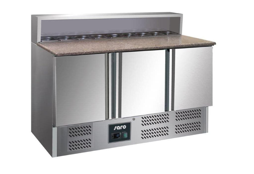 Saro Pizzakylbänk PS 903, 1/6 ränna, Granitskiva, 0,23kW