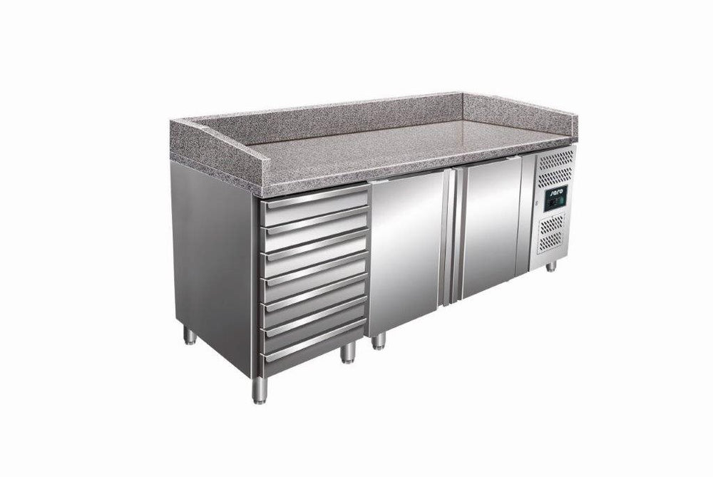 Saro Pizzakylbänk PZ 2610 TN, Granitskiva, 0,35kW, 428 L