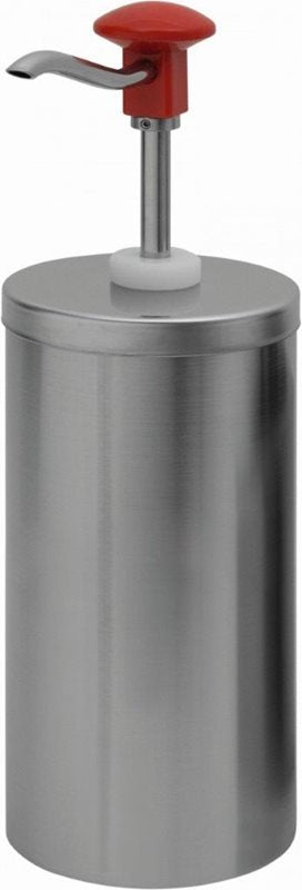 Saro Såsdispenser 2,25 L, Rostfritt stål, Justerbar dosering